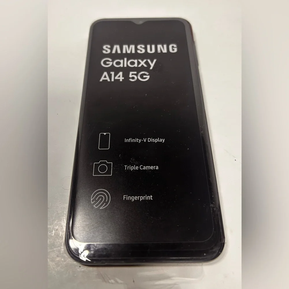 (2) Samsung Galaxy A14 5G Straight Talk. Black. Two Phones.Tested. SM-S146VL (GP